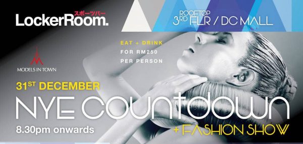 NYE Countdown & Futuristic Fashion Show at LockerRoom 3