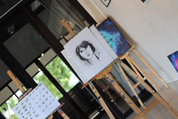Charcoal Portrait Workshop with Art & Bonding 2