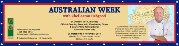 Australian Degustation Dinner with Chef Habgood at Gobo Upstairs Lounge 3