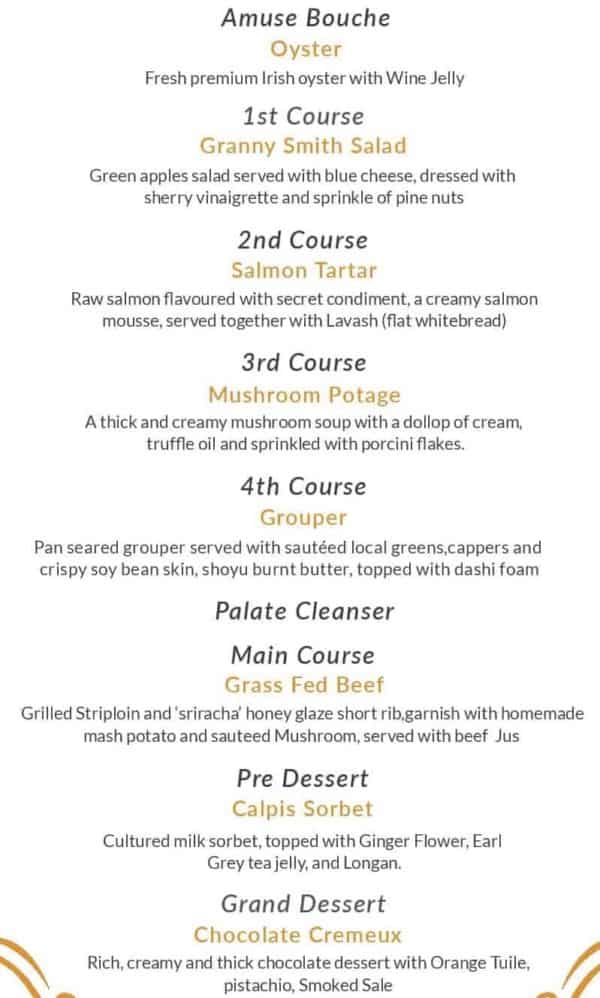 Preview of Bunglow37’s 8 Course Tasting Menu 5