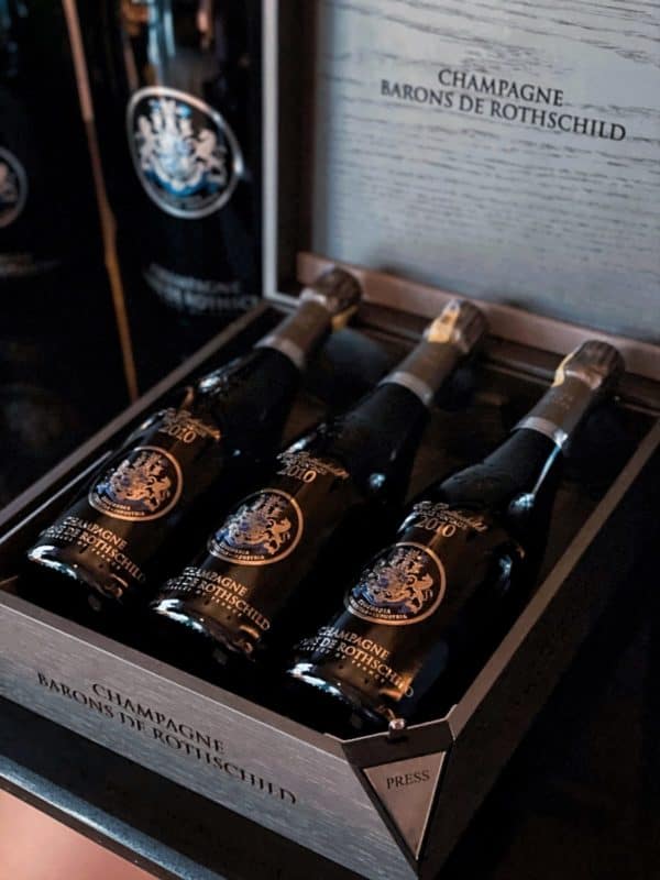 Champagne Barons de Rothschild Rare Vintage 2010 Case of 3 3