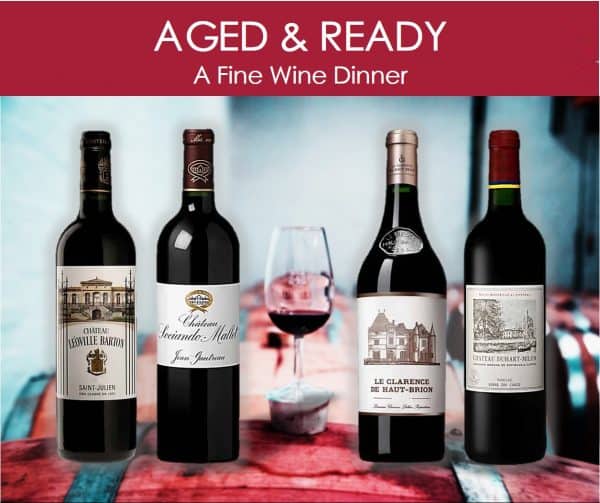 Aged & Ready: A Fine Wine Dinner 8