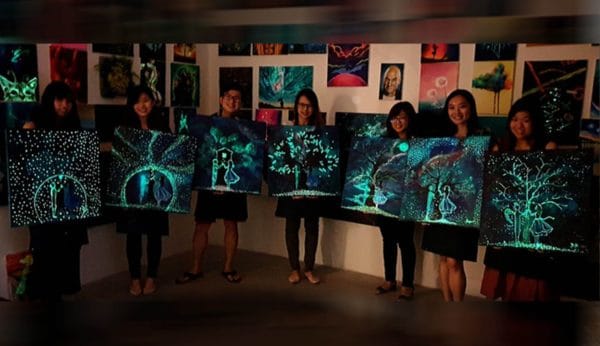 Sip and Paint: Aurora Glow in the Dark with Le Masterpiece 3