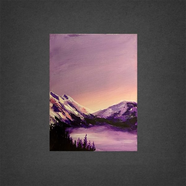 Sip and Paint: Purple Mountain with Le Masterpiece 1