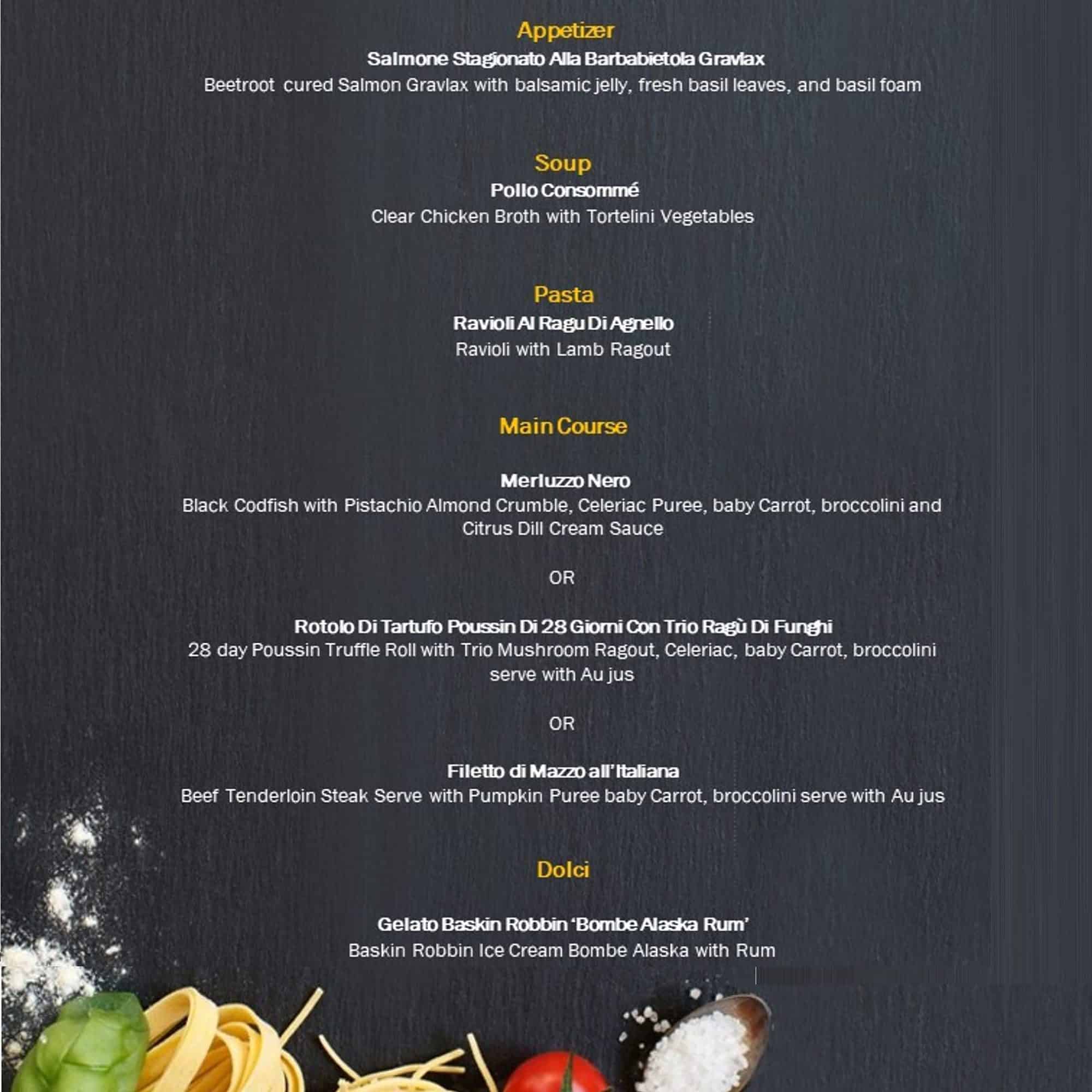 5-Course New Year’s Eve Dinner at Tosca DoubleTree Hilton KL 8