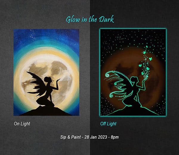 Sip and Paint: Fairytale Glow in the Dark with Le Masterpiece 1