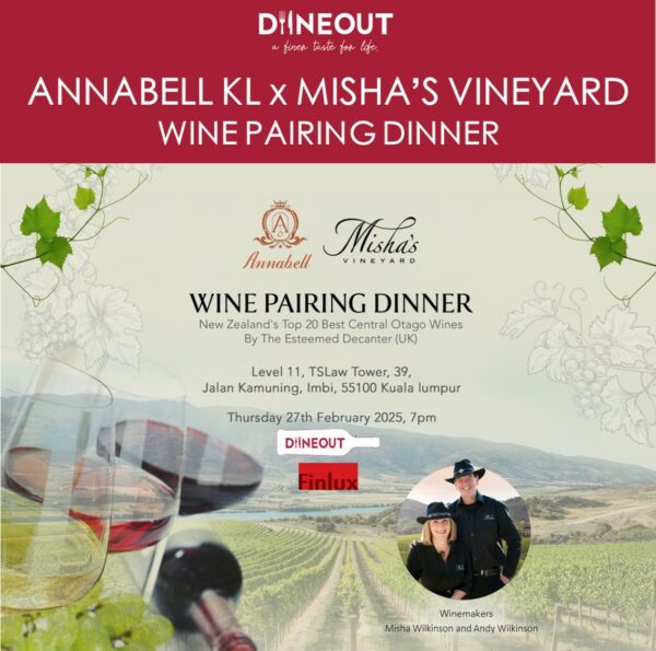 Annabell KL x Misha’s Vineyard Wine Pairing Dinner