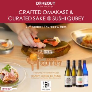 Crafted Omakase & Curated Sake @ Sushi Qubey
