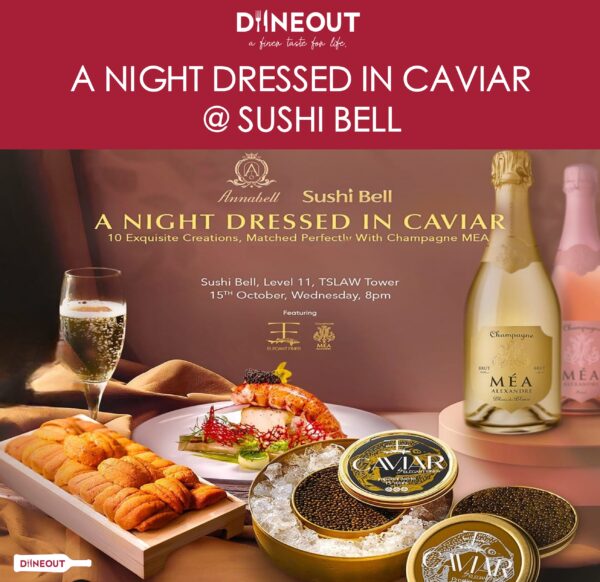 A Night Dressed In Caviar @ Sushi Bell