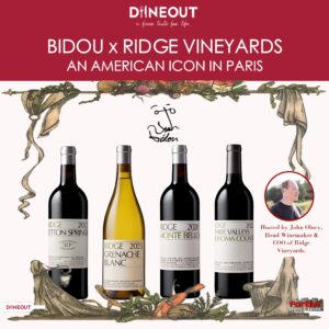 Bidou x Ridge Vineyards: An American Icon in Paris